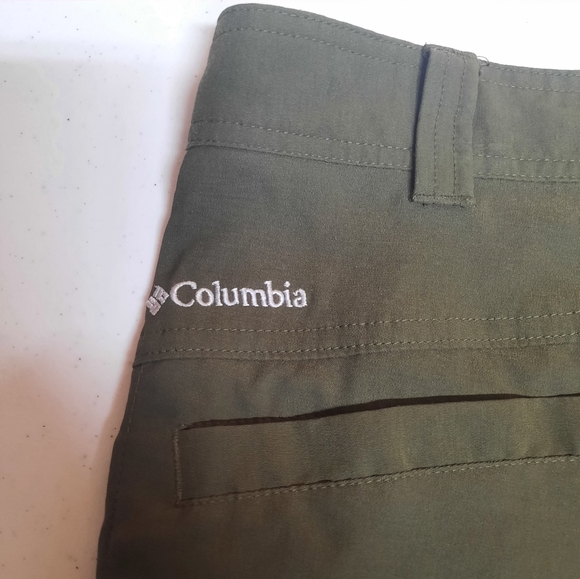 Columbia Men's Omni Shade Sun Protection Nylon Pants Outdoor Green Size 36x30 - Picture 8 of 12